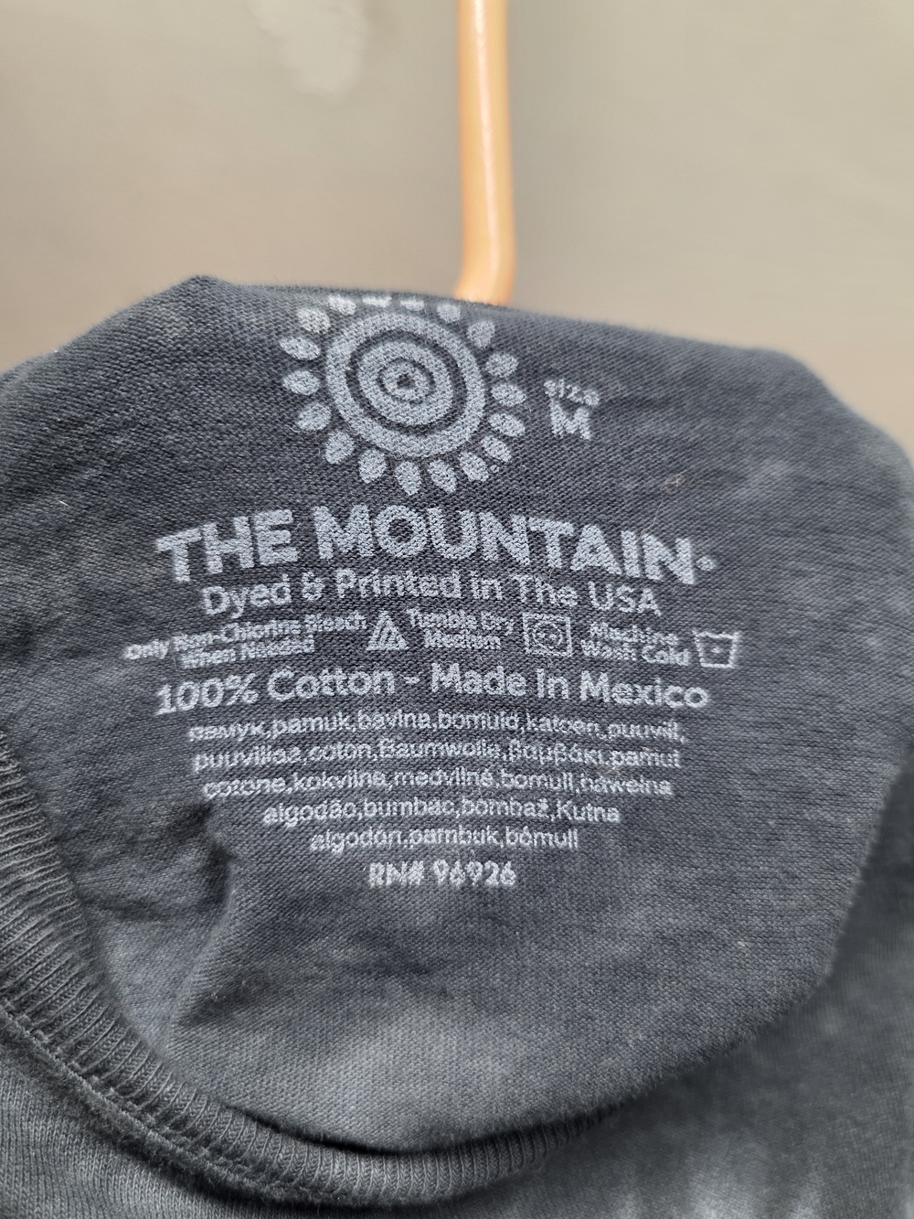 The Mountain Black Wolf Graphic Tee - Black and Gray - Picture 4 of 4